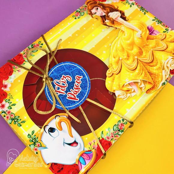 Caixa para Kit Mini Confeiteiro - Bela e a Fera