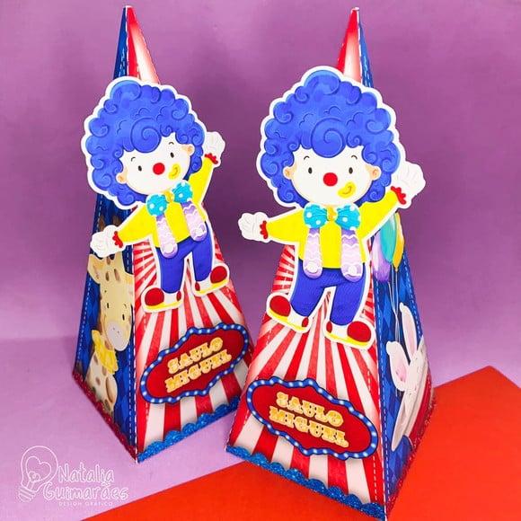 Caixa Pirâmide Circo Menino