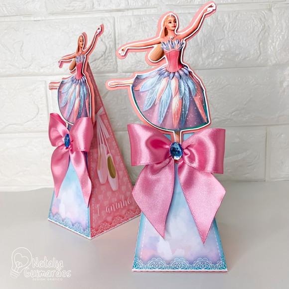 Caixa Pirâmide Barbie e o Lago dos Cisnes
