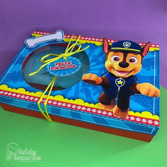 Caixa/ Caixinha Mini Confeiteiro - Patrulha Canina