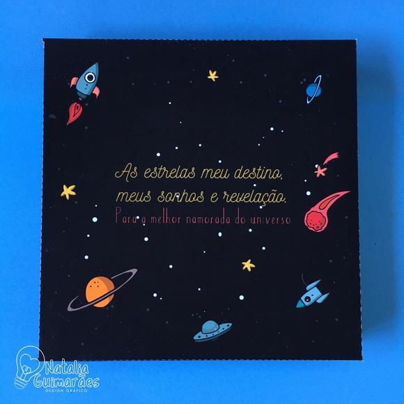 Caixa Universo/sistema Solar/ Dia dos Namorados/ Amigo/ Pais