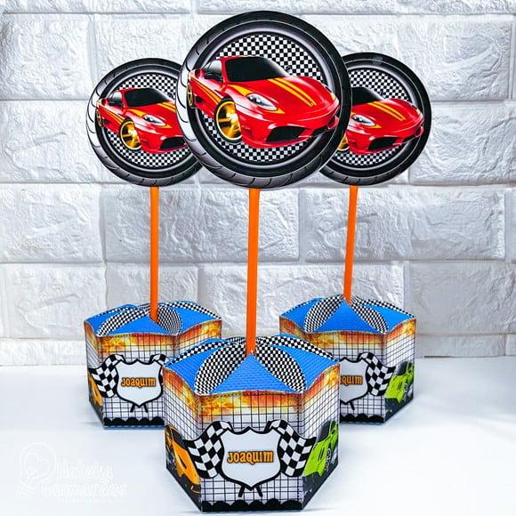 Centro de Mesa Hot Wheels P | Caixa Sextavada