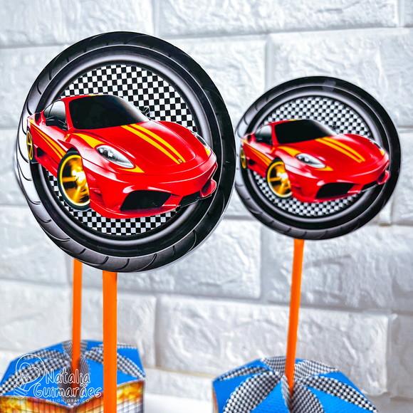 Centro de Mesa Hot Wheels P | Caixa Sextavada