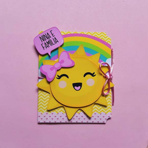 Convite Meu Raio de Sol - My Sunshine em Camadas