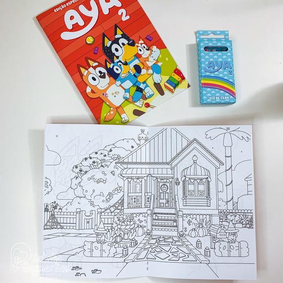 Kit Colorir - Livrinho de Colorir Bluey