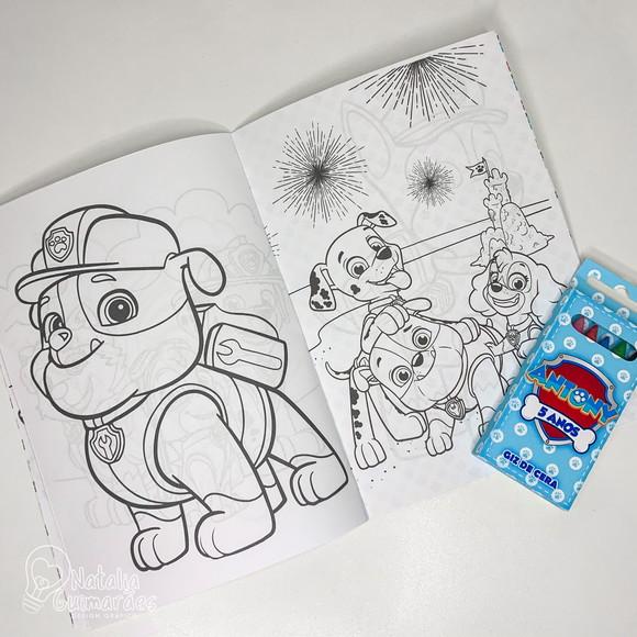 Kit Colorir - Livrinho de Colorir Patrulha Canina