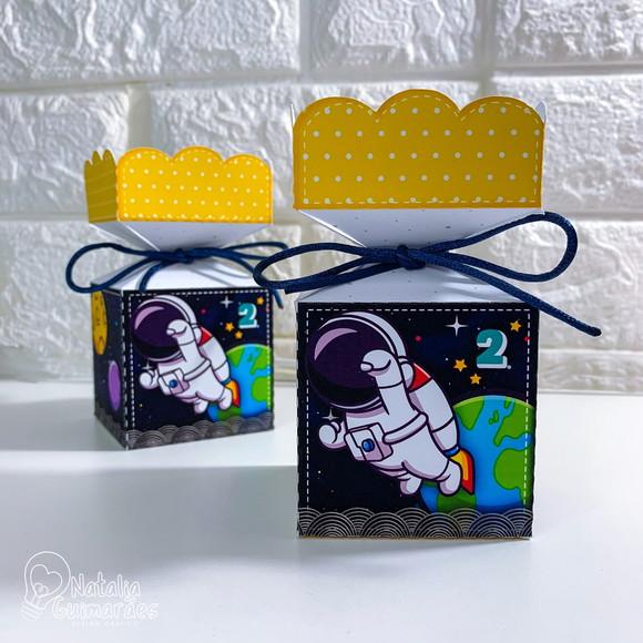 Kit Festa Astronauta - 20 Caixas Personalizadas