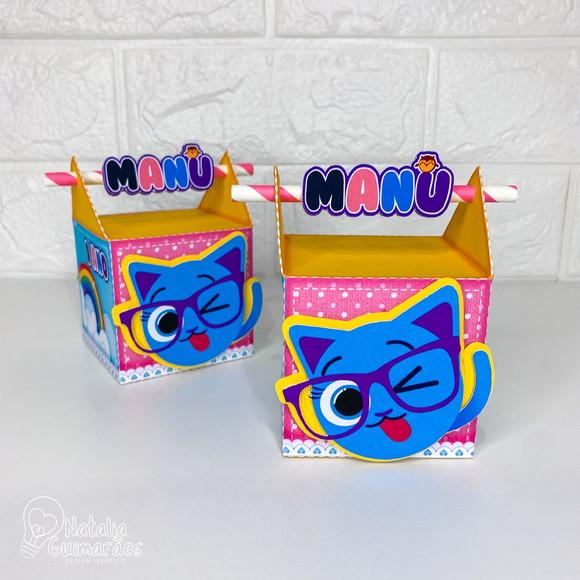 Kit Festa Bolofofos Menina - 20 Caixas Personalizadas