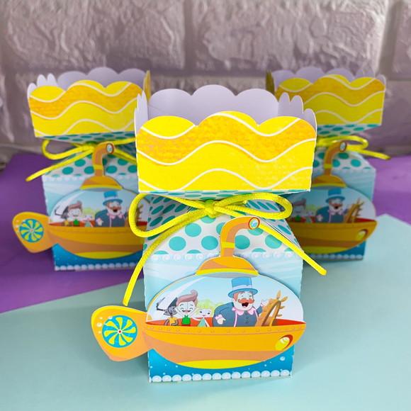 Kit Festa Caixas Mundo Bita Fundo do Mar (25 Itens)