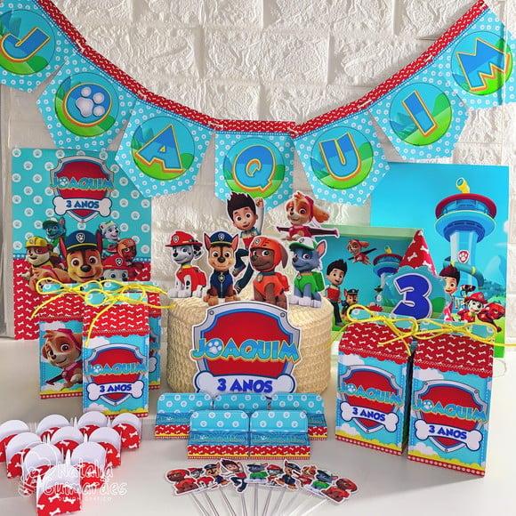 Kit Festa em Casa/ Só Um Bolinho Patrulha Canina