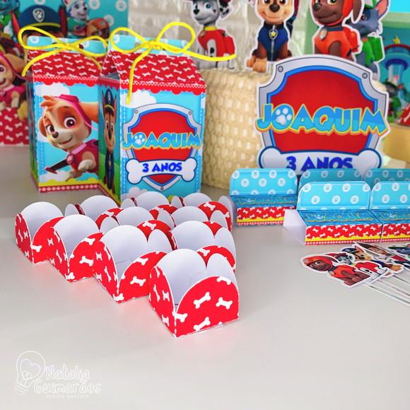 Kit Festa em Casa/ Só Um Bolinho Patrulha Canina