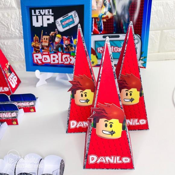 Kit Festa em Casa/ Só Um Bolinho Roblox