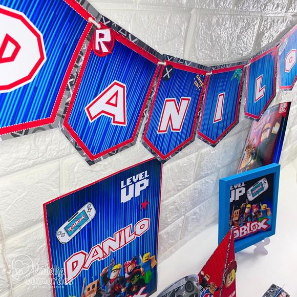 Kit Festa em Casa/ Só Um Bolinho Roblox
