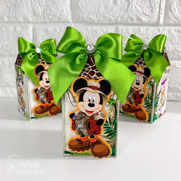 Kit Festa Mickey Safari - 50 Caixas Personalizadas