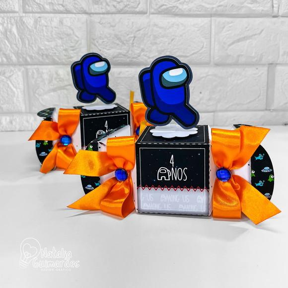 Kit Papelaria Personalizada Among Us - 30 Caixas