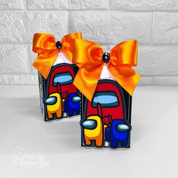 Kit Papelaria Personalizada Among Us - 50 Caixas