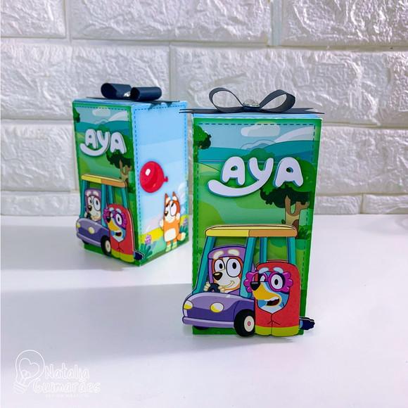 Kit Papelaria Personalizada Bluey - 20 Caixas