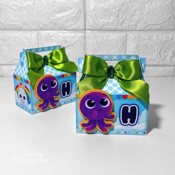 Kit Papelaria Personalizada Bolofofos - 20 Caixas