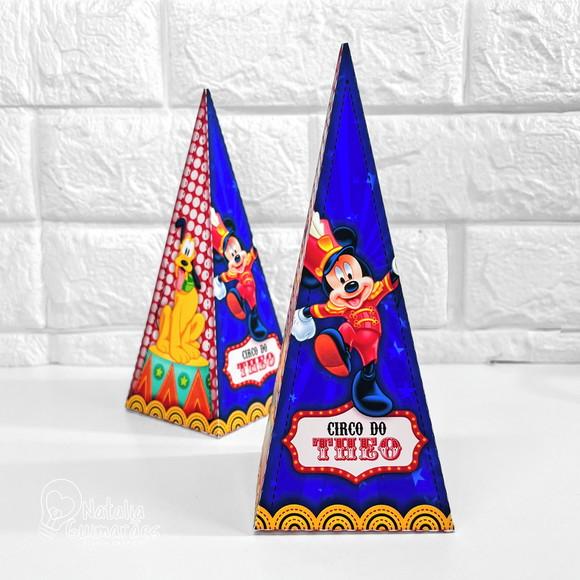Kit Papelaria Personalizada Circo do Mickey - 20 Caixas