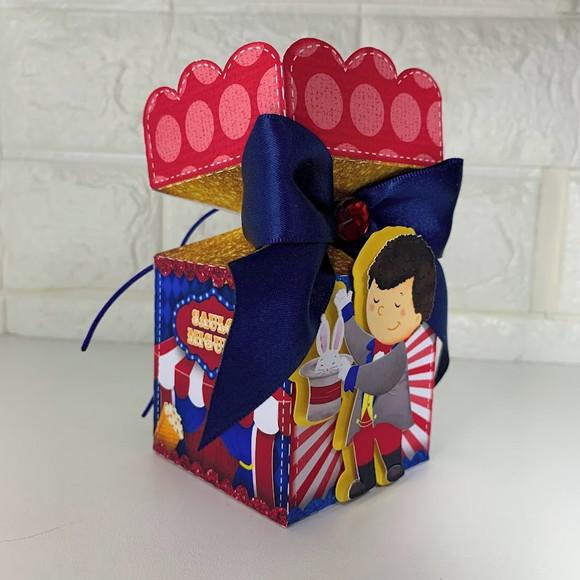Kit Papelaria Personalizada Circo Menino - 30 Caixas
