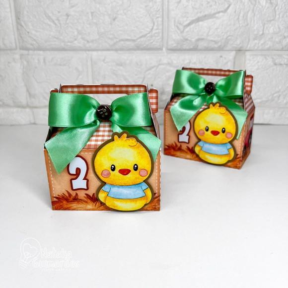 Kit Papelaria Personalizada Fazendinha - 30 Caixas
