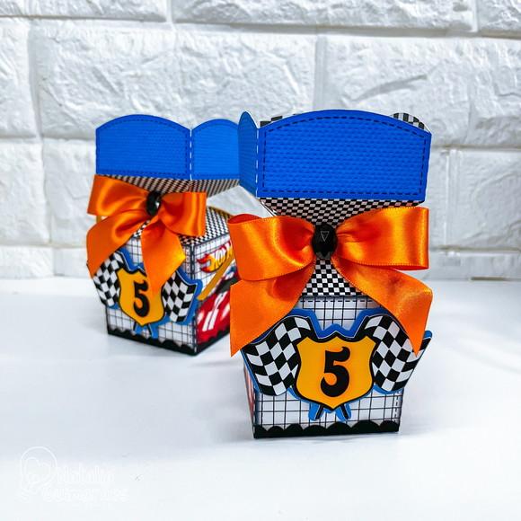 Kit Papelaria Personalizada Hot Wheels - 50 Caixas