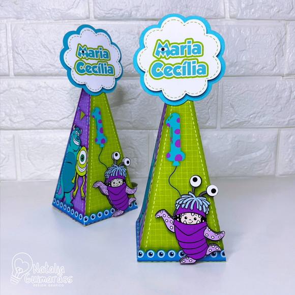 Kit Papelaria Personalizada Monstros S.a 30 Caixas