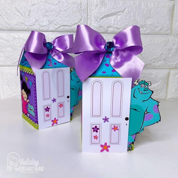 Kit Papelaria Personalizada Monstros S.a 30 Caixas