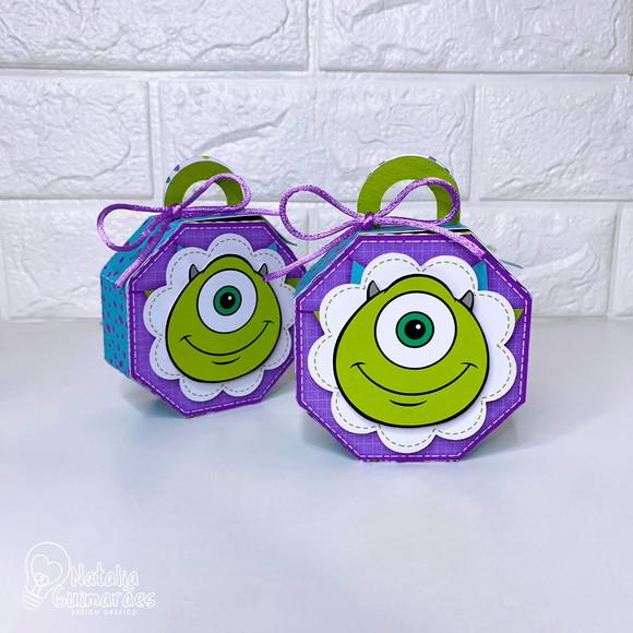 Kit Papelaria Personalizada Monstros S.a 30 Caixas