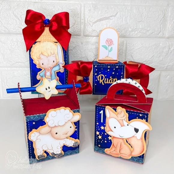 Kit Papelaria Personalizada Pequeno 20 Caixas Festa Infantil