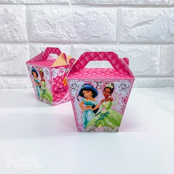 Kit Papelaria Personalizada Princesas da Disney - 50 Caixas