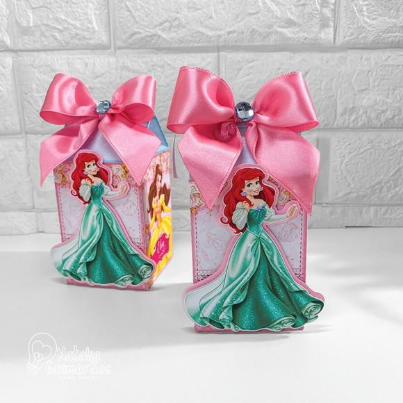 Kit Papelaria Personalizada Princesas da Disney - 20 Caixas