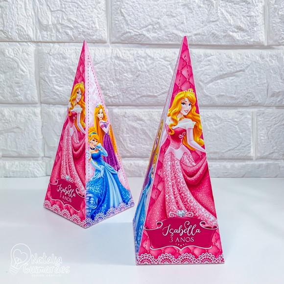 Kit Papelaria Personalizada Princesas Disney - 20 Caixas