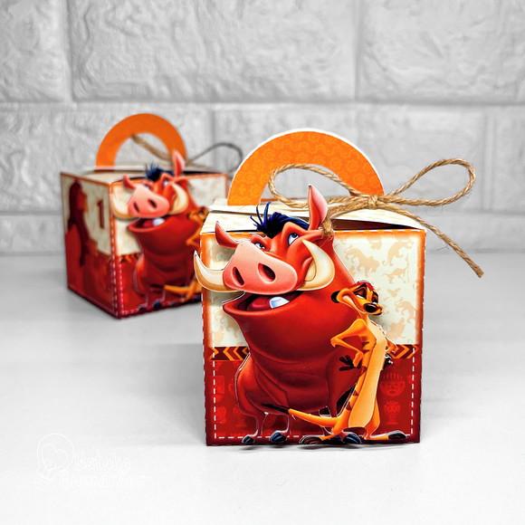 Kit Papelaria Personalizada Rei Leão - 30 Caixas