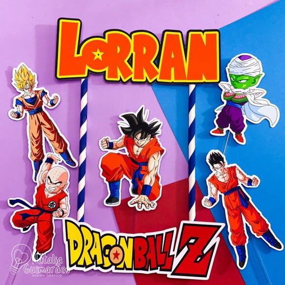 Topo de Bolo Dragon Ball Z