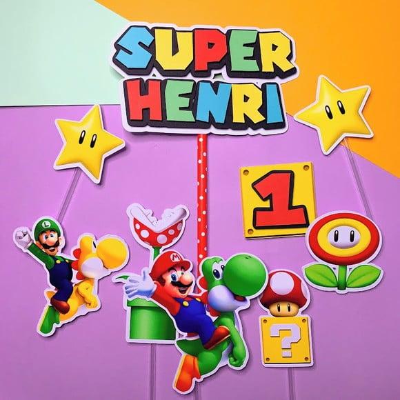 Topo de Bolo Super Mario