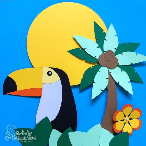 Topo de Bolo Tucano