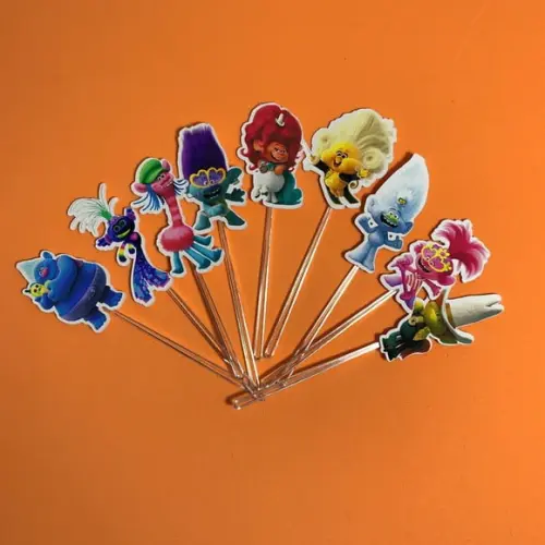 10 Topper de Docinhos Trolls 2
