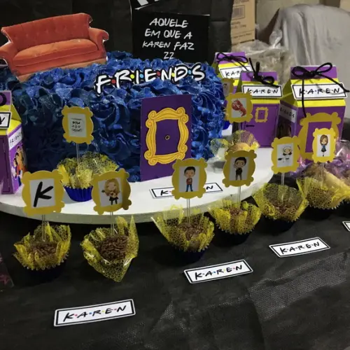 10 Topper para Docinhos - Friends