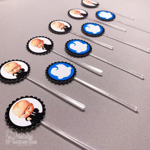 10 Topper para Docinhos - Poderoso Chefinho