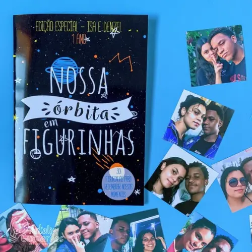 Álbum de Figurinhas Interativo- Dia dos Namorados