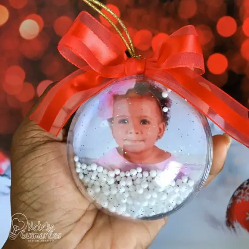 Bolinhas de Natal com Glitter