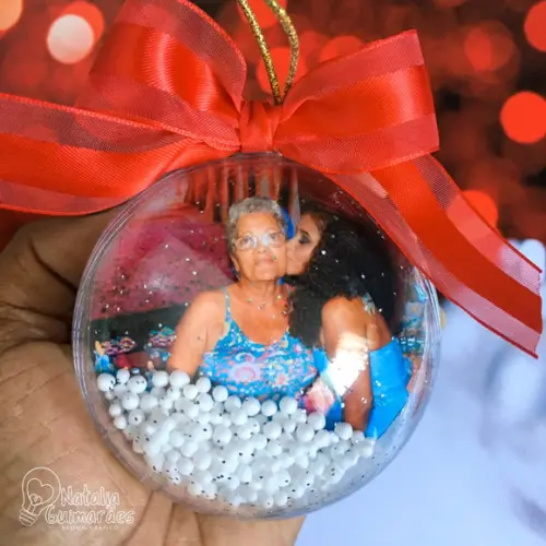 Bolinhas de Natal com Glitter
