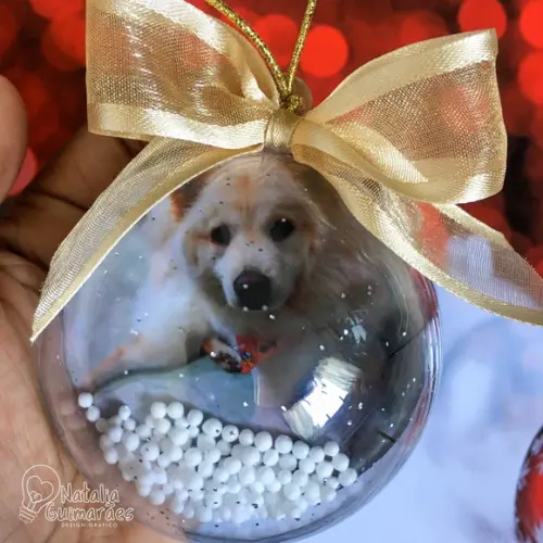 Bolinhas de Natal com Glitter