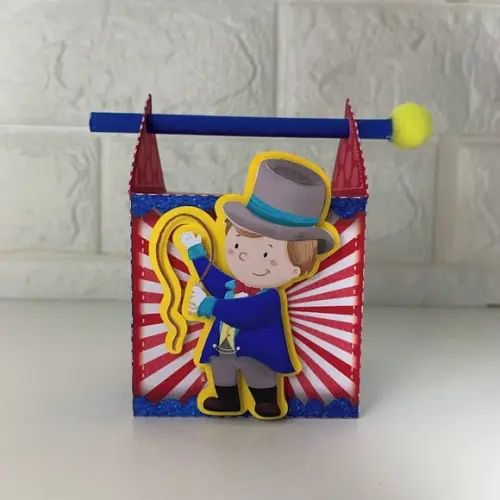 Caixa Canudo Circo Menino