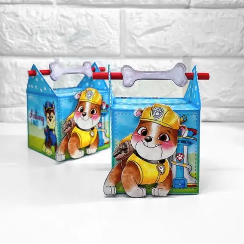 Caixa Canudo Patrulha Canina