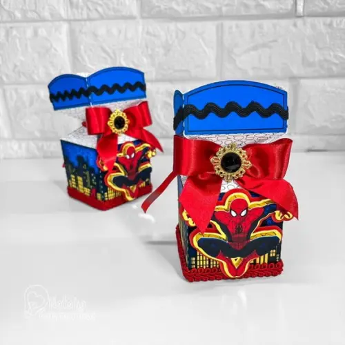 Caixa Meia Bala Homem Aranha Luxo