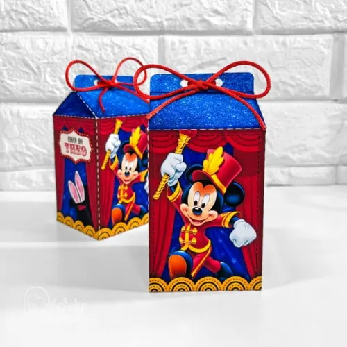 Caixa Milk Circo do Mickey