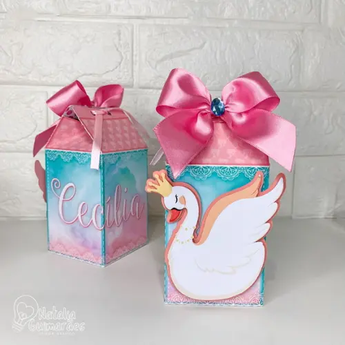 Caixa Milk Barbie e o Lago dos Cisnes