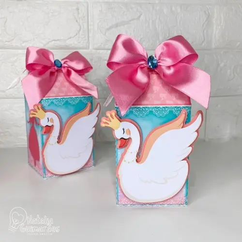 Caixa Milk Barbie e o Lago dos Cisnes